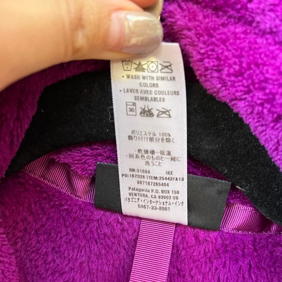 Patagonia Women's Vibrant Purple Fleece Jacket - Picture 4 of 6